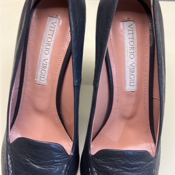 Vittorio Virgili made in Italy Black High Heeled Pumps made in Italy - Picture 6 of 8